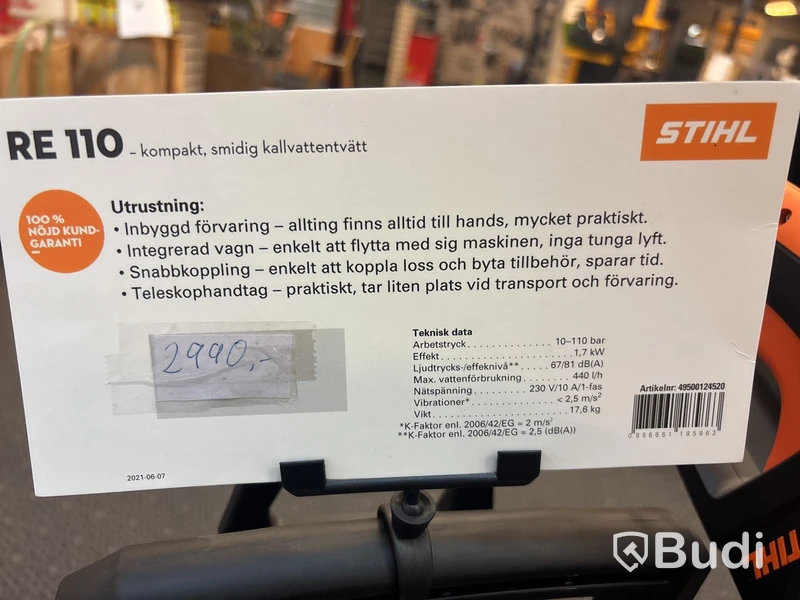Högtryckstvätt Stihl RE 110