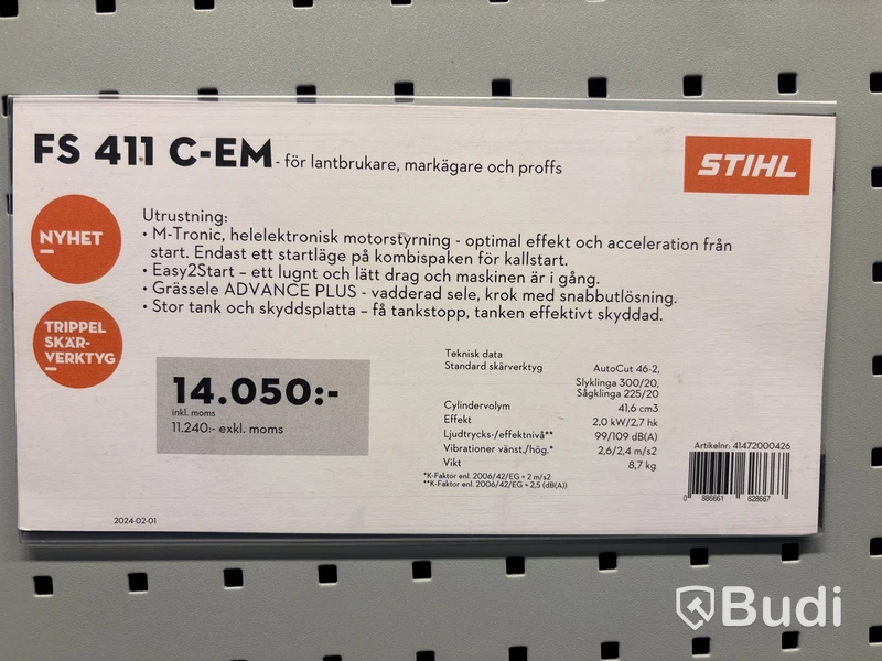 Röjsåg Stihl FS 411 C