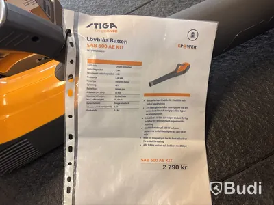 Lövblås Stiga SAB 500 AE