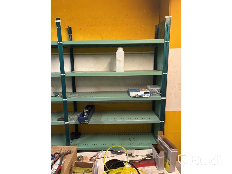 Plåthyllor 8 sektioner