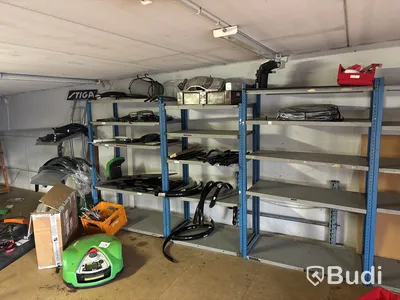 Plåthyllor 8 sektioner