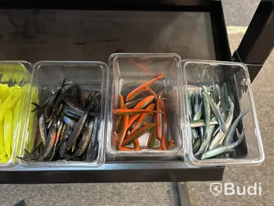Parti gummibeten & kepsar inklusive ställ