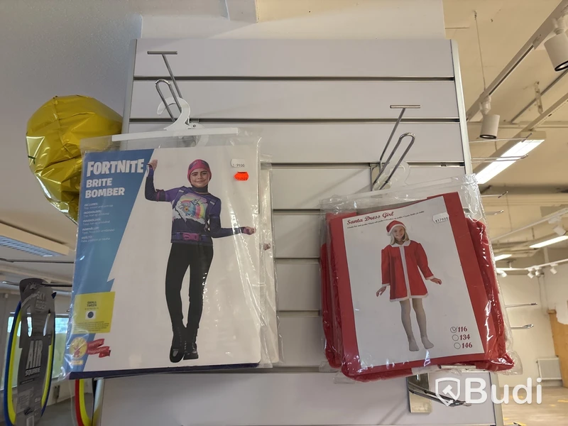 Parti leksaker, kort & utklädnad