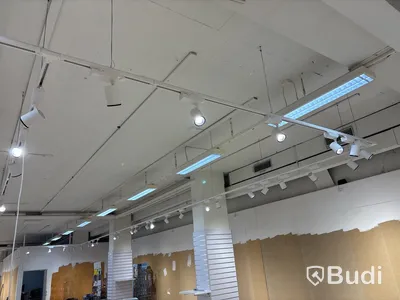 150 m belysningsskenor & 158 st ledspotligts