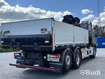 Kranbil Volvo FM 450 -2017 | HIAB | Tippbart Lämflak