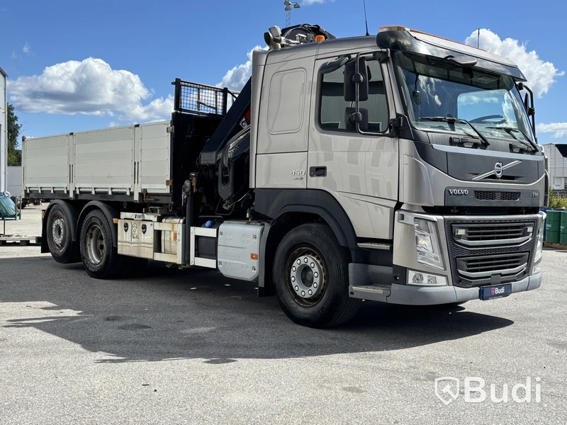 Kranbil Volvo FM 450 -2017 | HIAB | Tippbart Lämflak
