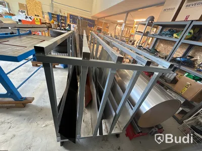 Materialvagn för plåt | 5 fack