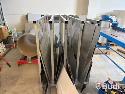 Materialvagn för plåt | 5 fack