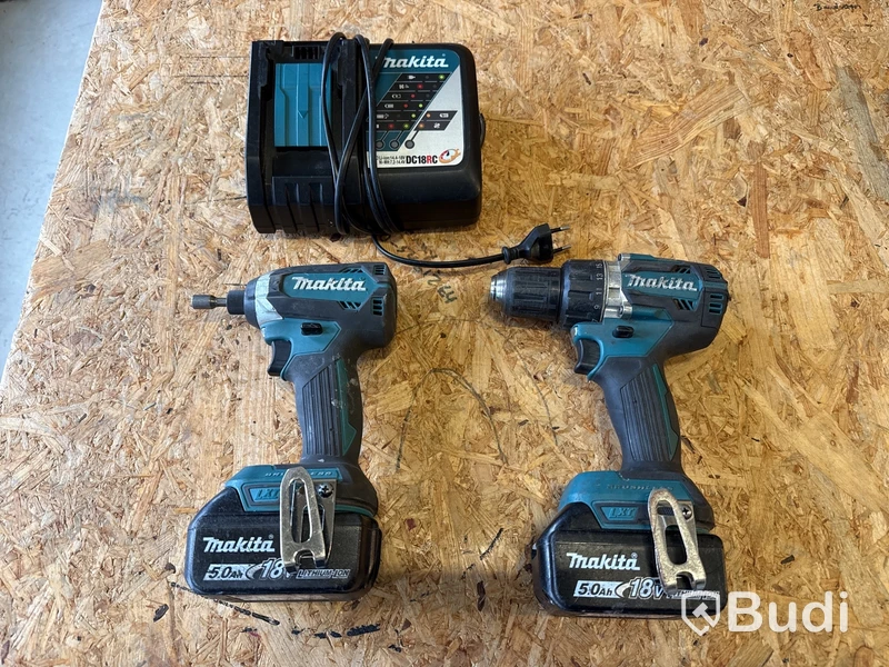 2 st batterimaskiner Makita