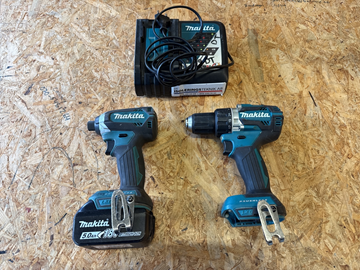 2 st batterimaskiner Makita