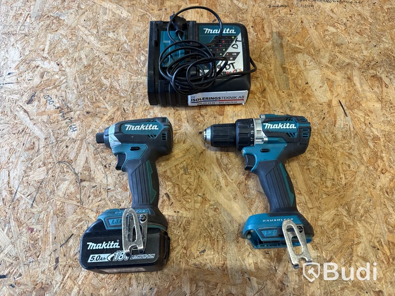 2 st batterimaskiner Makita