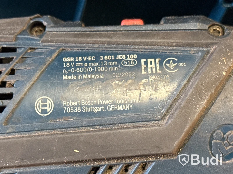 4 st batterimaskiner Bosch