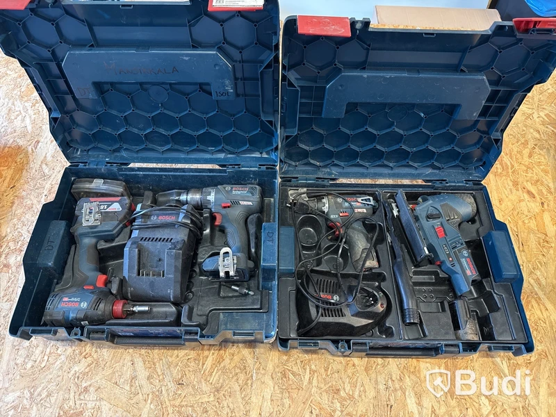 4 st batterimaskiner Bosch