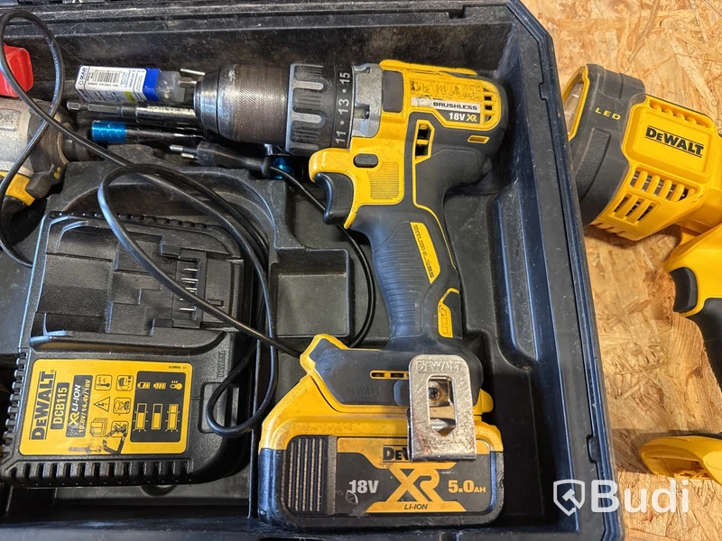 3 st batterimaskiner Dewalt