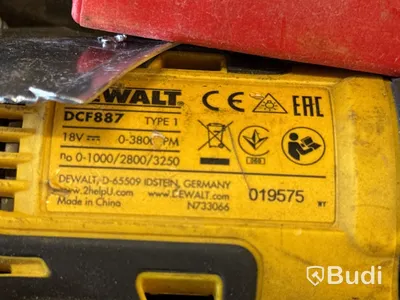 3 st batterimaskiner Dewalt