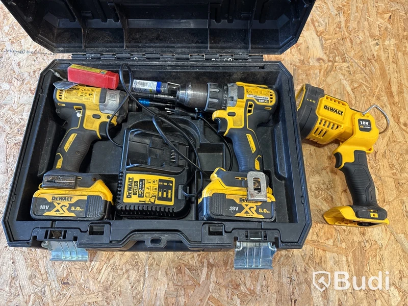 3 st batterimaskiner Dewalt