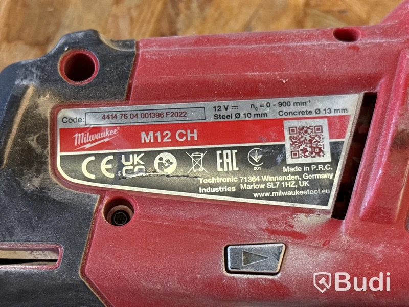 Borrhammare Milwaukee M12 CH