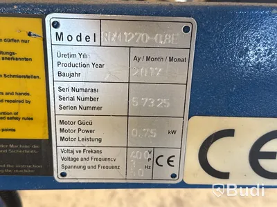 Rundbockningsmaskin Metallkraft RBM 1270-0.8E | 2017