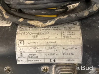 Batteridriven Bultsvets HBS Pegasar 500 Accu | 2021