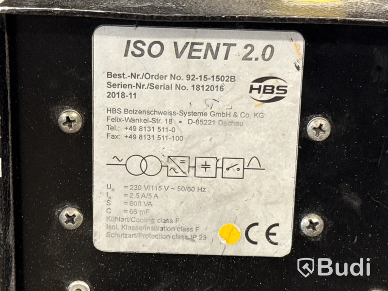 Bultsvets HBS ISO Vent 2.0