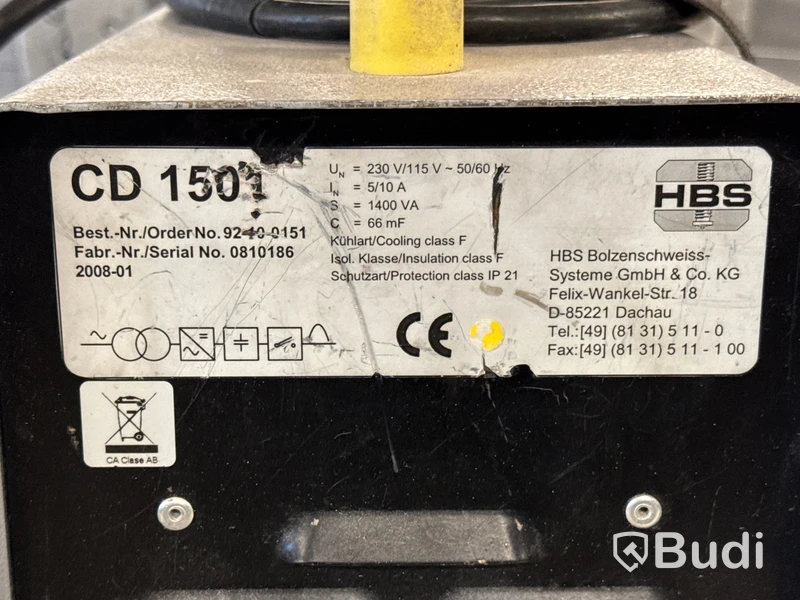 Bultsvets HBS CD 1501 | Defekt kretskort