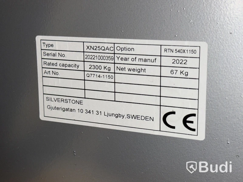 Palldragare Silverstone XN250QAC | 2300 kg | 2022