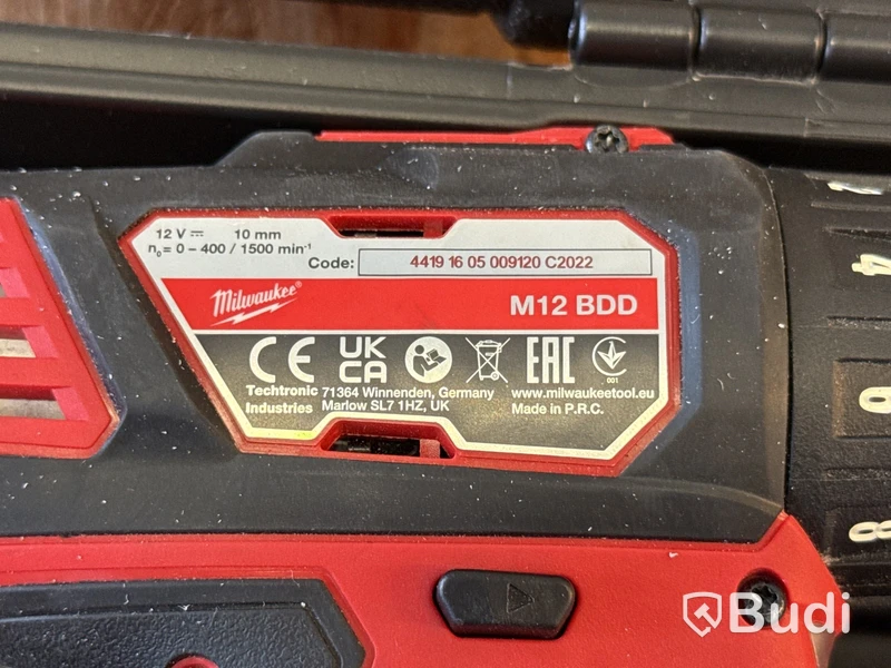Borrskruvdragare Milwaukee M12 BDD