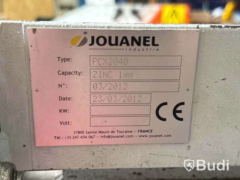 Kantvik med rullsax Jouanel PCX2040 | 2012