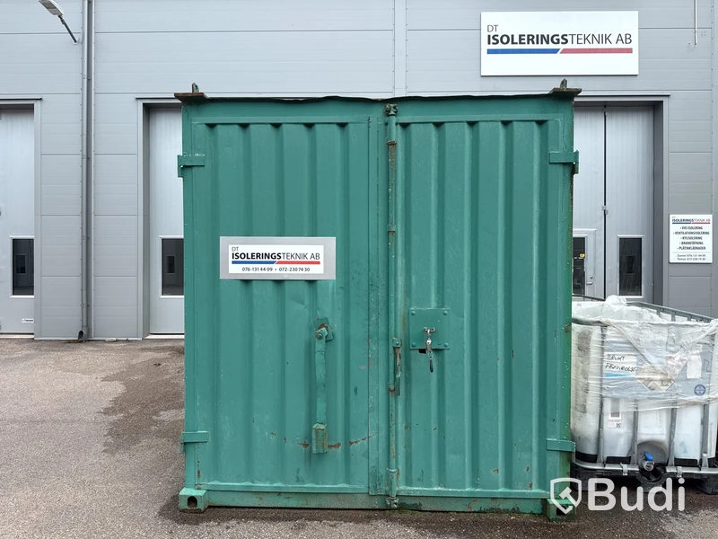 20 fots container med innehåll (isolering)