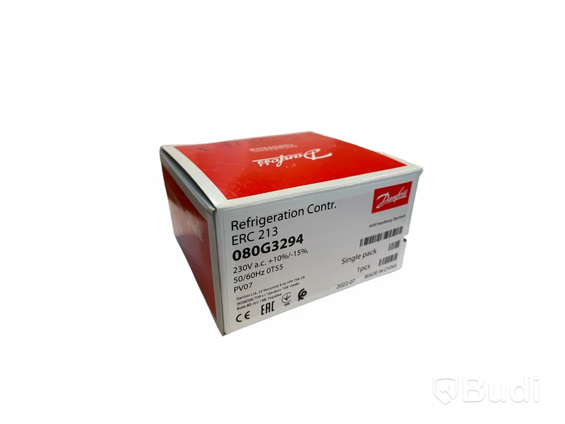4 st. Elektronisk kylregulator — Danfoss, ERC213, Totalt ord. pris inkl. moms: ca 3600 kr
