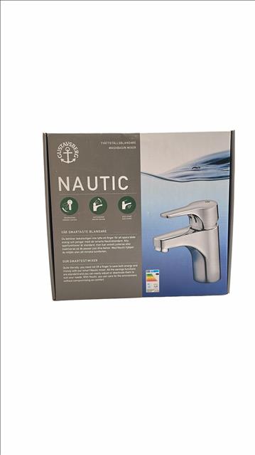 (NY) Gustavsberg Nautic, Tvättställsblandare, Krom, Ord. pris inkl. moms: ca 1500 kr