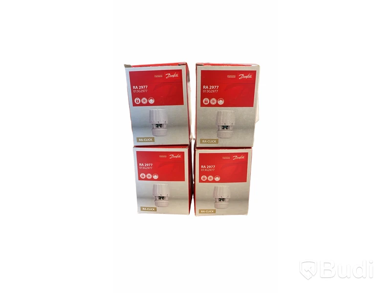 4 st. Radiatortermostat, Danfoss - RA 2977,