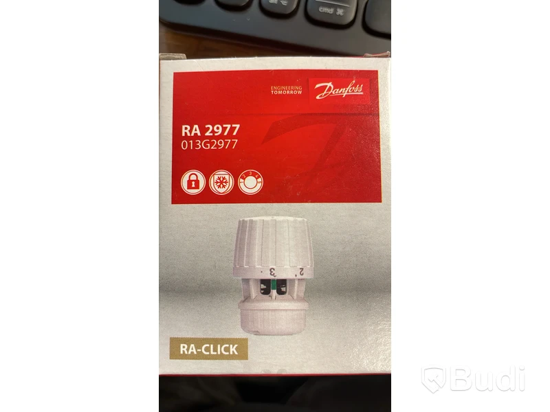 4 st. Radiatortermostat, Danfoss - RA 2977,