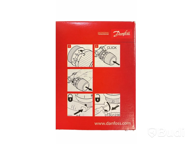 4 st. Radiatortermostat, Danfoss - RA 2977,