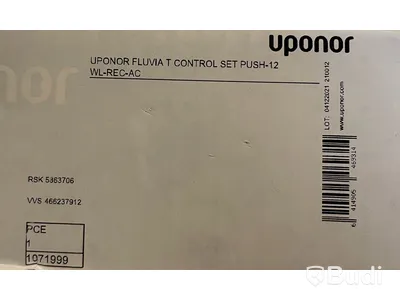 Trådlöst Reglerset för golvvärme, Uponor - Fluvia Push 12 , Ord. pris inkl. moms: ca 2500 kr