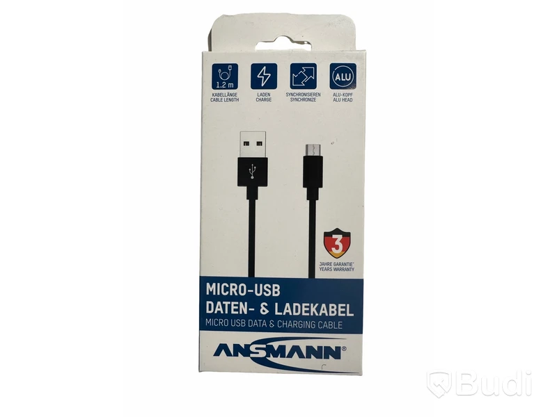 5 st Ansmann, 1,2m data-laddkablar, lightning, Type C, Micro usb. Se beskrivning för mer info. Totalt ord. pris inkl. moms ca: 800 kr