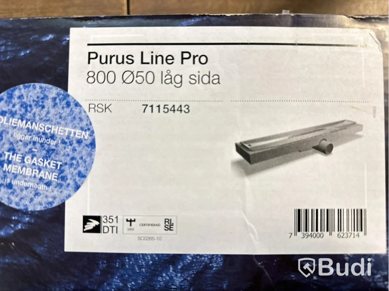 Purus PRO Line 800 Ø50, Ord. pris inkl. moms: ca 3500 kr
