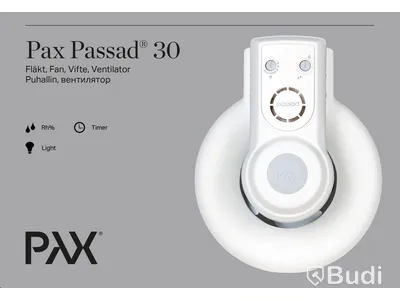 (Ny) Pax Passad 30, Fläkt med fuktstyrning , Ord. pris inkl. moms: ca 1500 kr