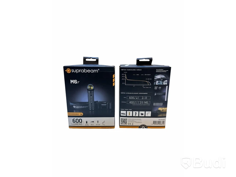 2 st. Multilampa Suprabeam M6r – 600 Lumen, Totalt ord. pris inkl. moms: ca 2200 kr