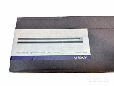 Ram till friliggande avlopp. Unidrain HighLine. Ord. pris inkl. moms: ca 4400 kr