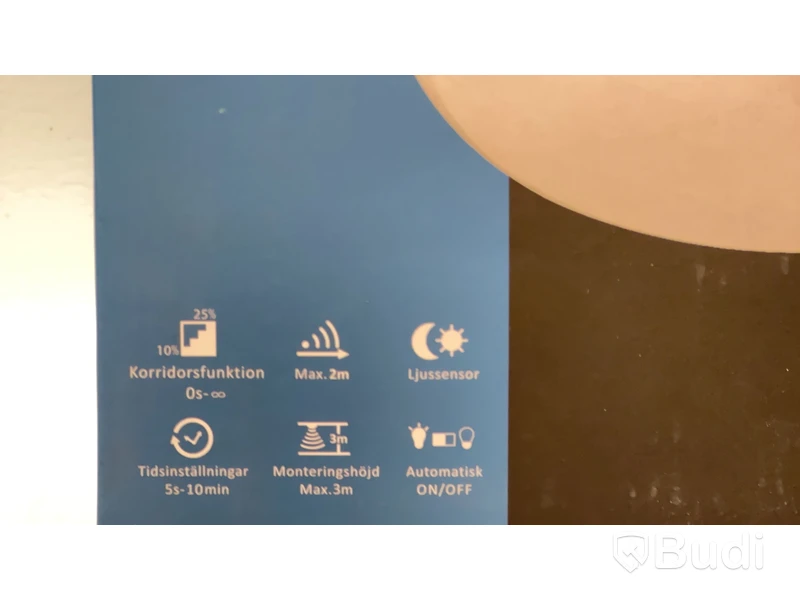 Tak- och väggplafond med sensor. Westal Origo Sensor 16W 3000K, Ord. pris inkl. moms: ca 1100 kr