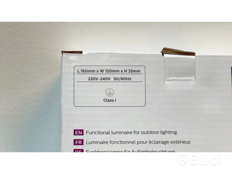 4 st. Ledlampa för utomhusbruk. Phillips LED Floodlight , Totalt ord. pris inkl. moms: ca 1320 kr