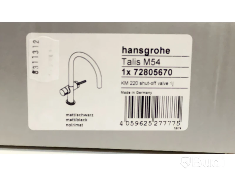 Köksblandare Hansgrohe, Talis M54 Mattsvart, Ord. pris inkl. moms: ca 3100 kr