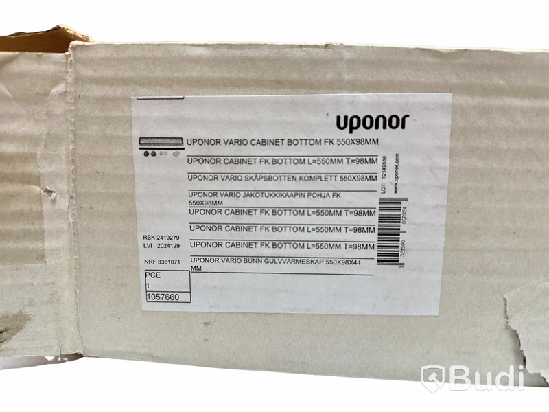Skåpbotten Komplett, Uponor Vario, Ord. pris inkl. moms: ca 1300 kr