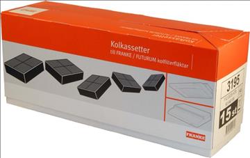 (NY) 4 st. Kolkassett, Franke 3195, Totalt ord. pris inkl. moms: ca 1200 kr
