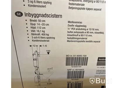 Inbyggnadsfixtur Alterna Nordica, Ord. pris inkl. moms: ca 4000 kr