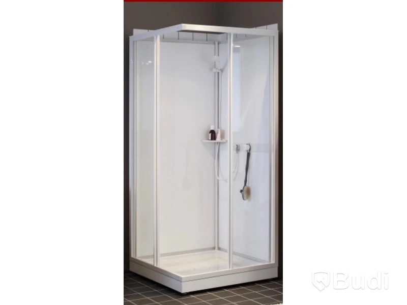 Kabinöverdel Ifö Nkh 79Vs Styrén Carré, vit. Frostat glas. Ord. pris inkl. moms: ca 8500 kr