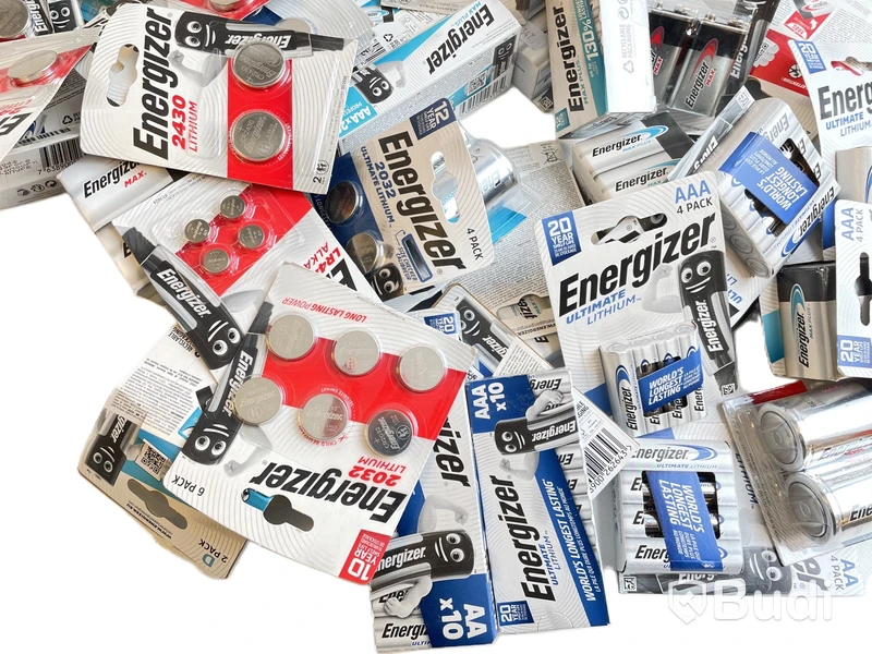 Parti med batteri, olika storlekar, Energizer , Ord. pris inkl. moms: ca 4500 kr