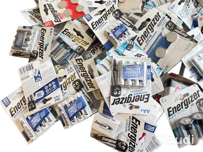Parti med batteri, olika storlekar, Energizer , Ord. pris inkl. moms: ca 4500 kr