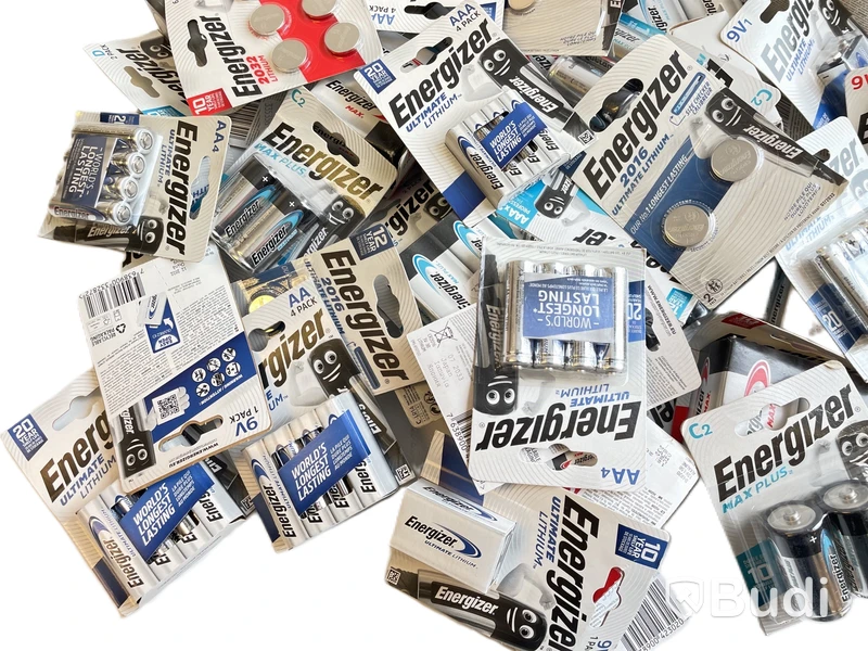 Parti med batteri, olika storlekar, Energizer , Ord. pris inkl. moms: ca 4500 kr
